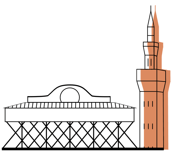 Harbour lights glinting off the water at dawn.