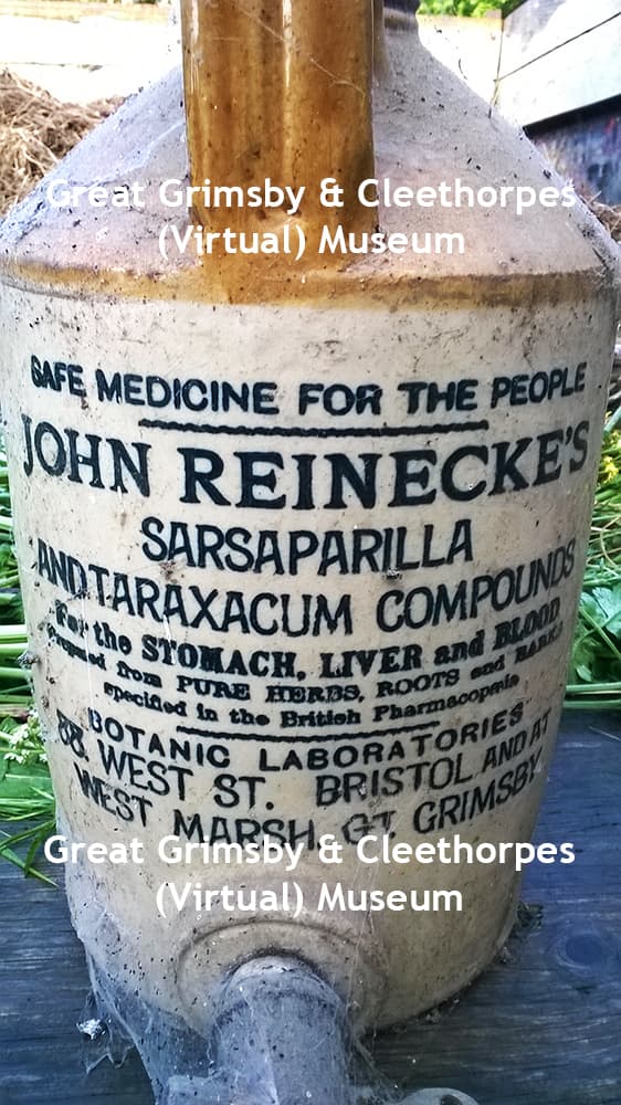 A very large John Reinecke’s stoneware bottle with tap